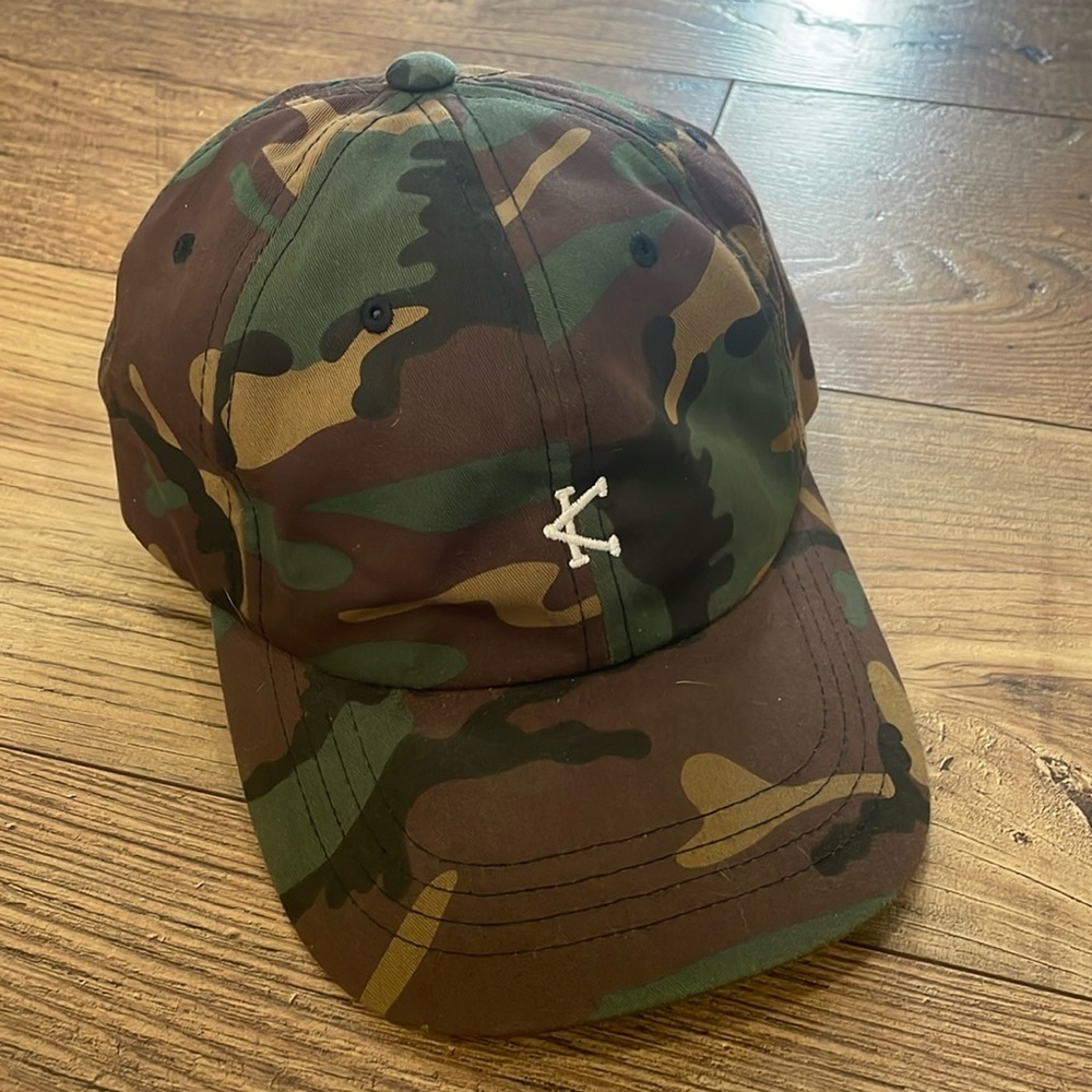 Caffiene and Kilos camo snapback hat